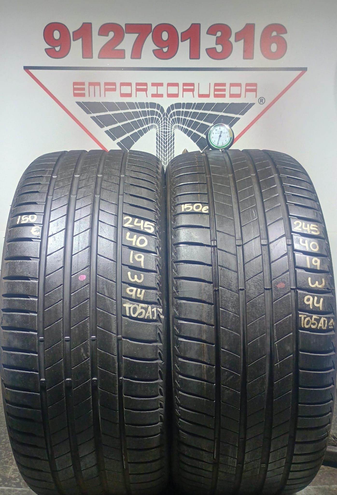 BRIDGESTONE T005 USADO  245/40 R19 94 W